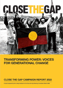 Close the Gap Campaign Report 2022 – Transforming Power: Voices for Generational Change