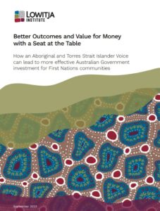 Better Outcomes and Value for Money with a Seat at the Table report cover