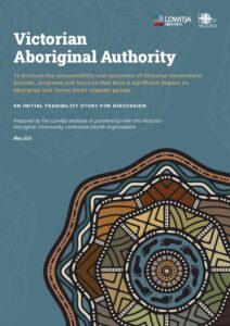 Victorian Aboriginal Authority paper